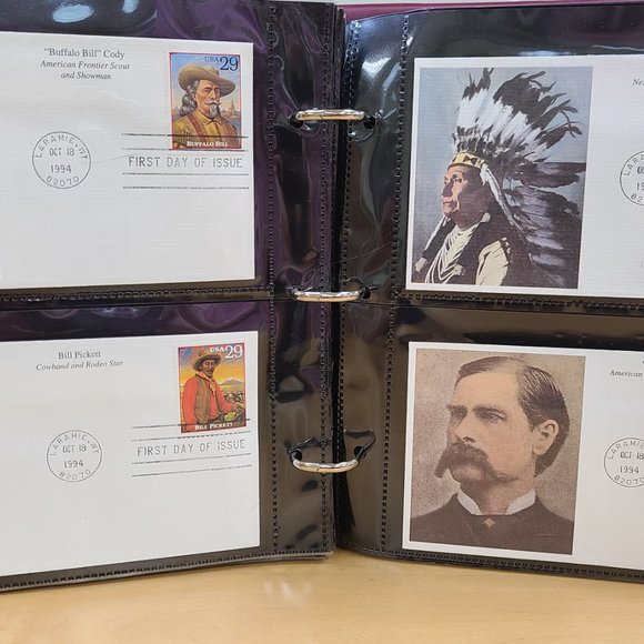 Collection of 136 Legends of the West U.S. First Day Covers - Picture 16 of 16